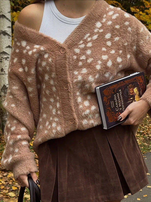 Fawn Forest Soft Knit Cardigan