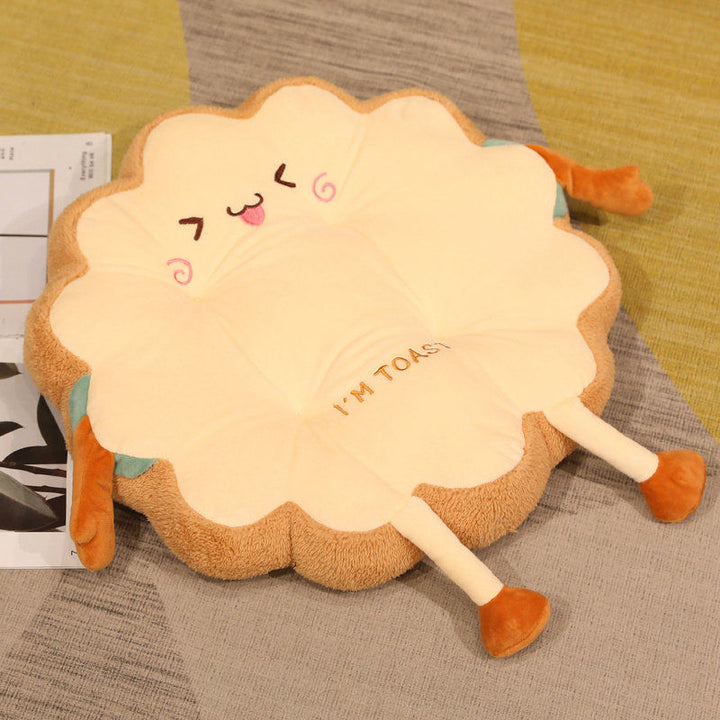 Kawaii Bread Comfortable Chair Cushion - Juneptune