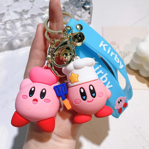 Pink Kirby Keychain