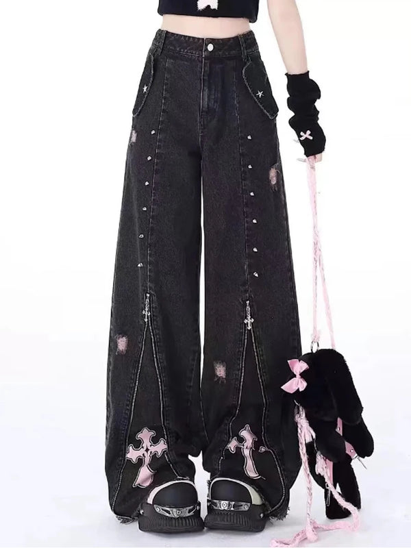 Gothic 90s Baggy Jeans