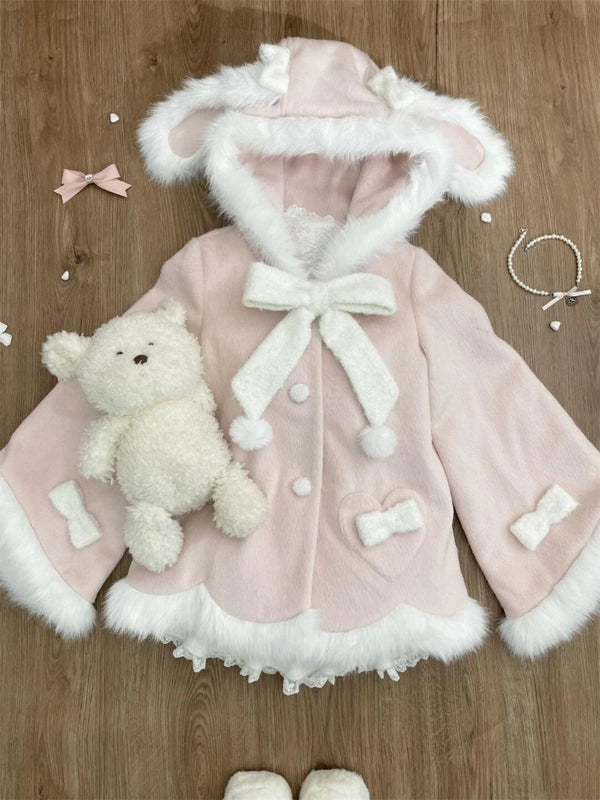 Kawaii Lolita Bunny Ears Coat