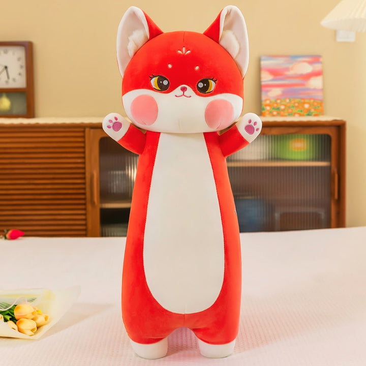 Kawaii Long Cat Plush Toy - Juneptune