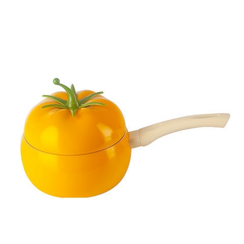 Cute Tomato Shaped Cooking Pot & Frying Pan - Non-stick Aluminum Cookware - Juneptune