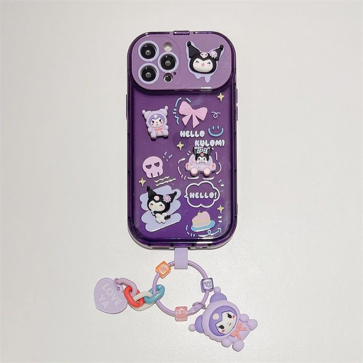 Sanrio Kuromi iPhone Case With Ring - Juneptune