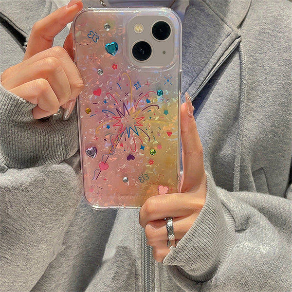 Sparkly Fireworks iPhone Case