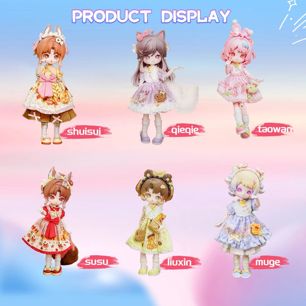 Tea Party Series 20cm BJD Doll Blind Box