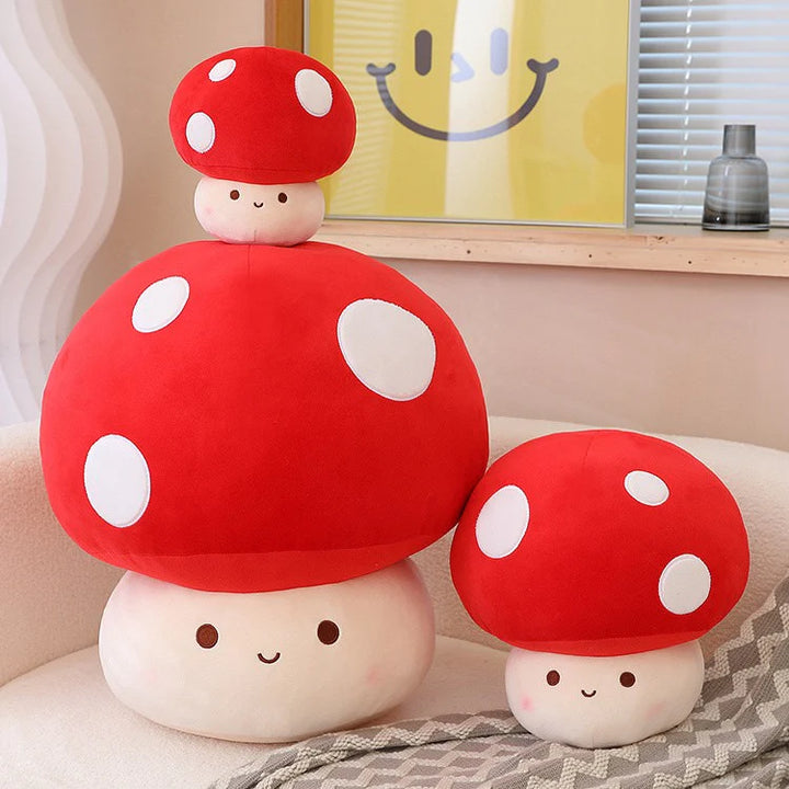 Kawaii Umbrella Head Mushroom Stuffed Plush Toy - Juneptune