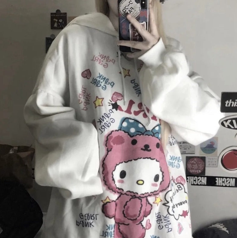 Hello Kitty Oversized Hoodie – Juneptune