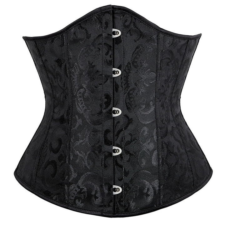 Gothic Lolita Push Up Floral Corset - Juneptune