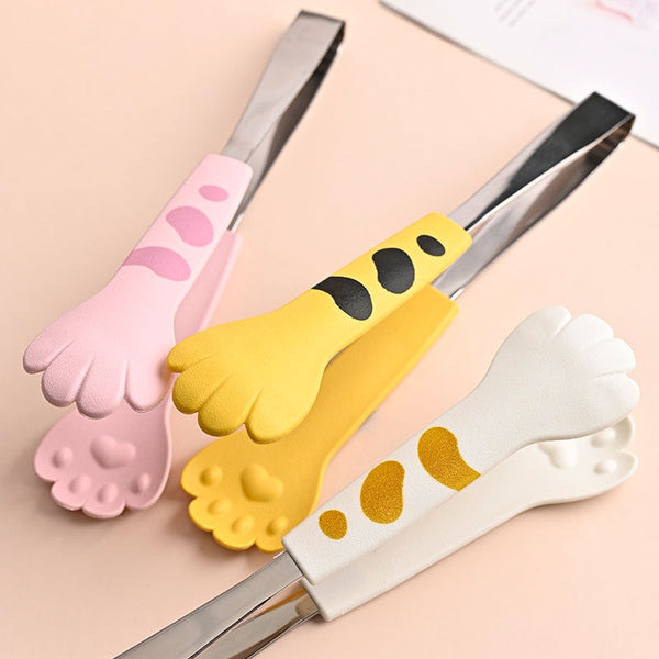 Kitty Paw Shaped Kitchen Tongs - Juneptune