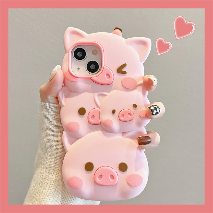 Kawaii Pig iPhone Case - Juneptune
