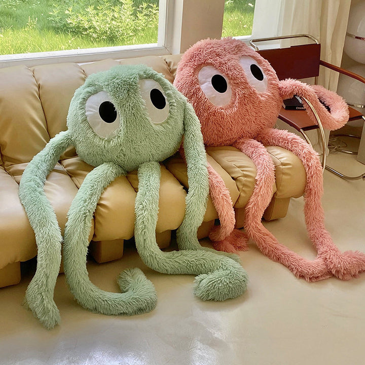Cute Oversized Fluffy Octopus Plush Toy - Juneptune