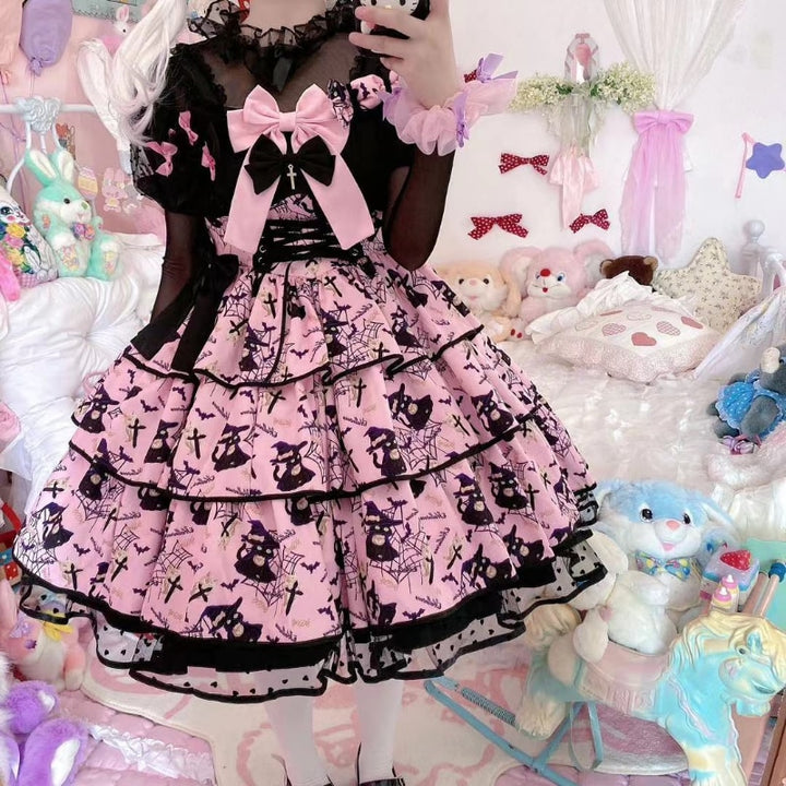 Victorian Sweet Lolita Dress With Underskirt - Juneptune