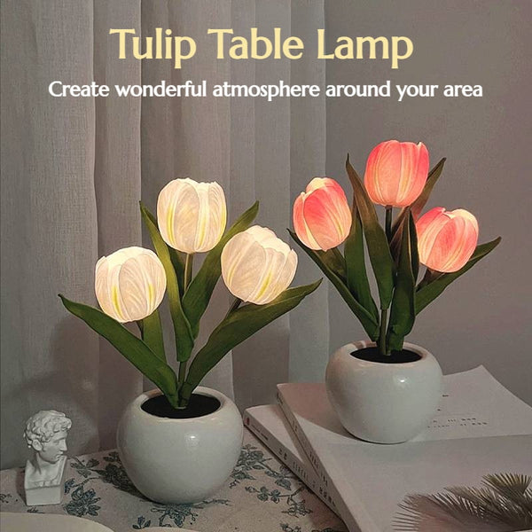 Romantic LED Tulip Night Light - Juneptune