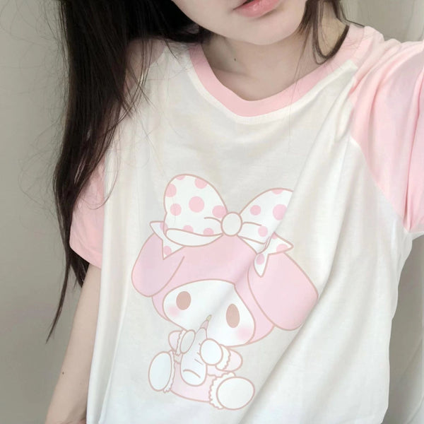 Sanrio My Melody Pink T-Shirt - Juneptune