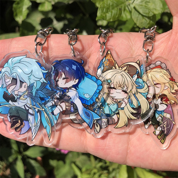 Genshin Impact Sleepy Acrylic Keychain - Juneptune