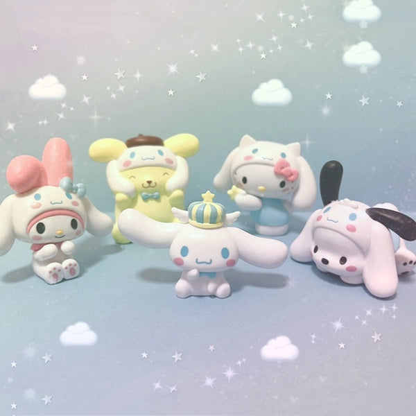 Sanrio Cinnamoroll Themed Kawaii Figure - Juneptune