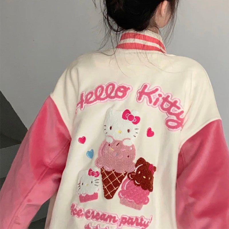 Hello Kitty Embroidered Jacket Juneptune