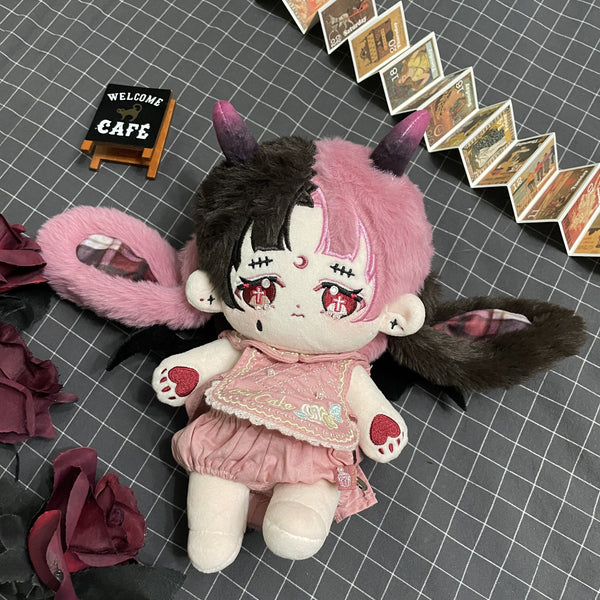 Kawaii Pink Demon Bunny 20cm Plush Doll - Juneptune