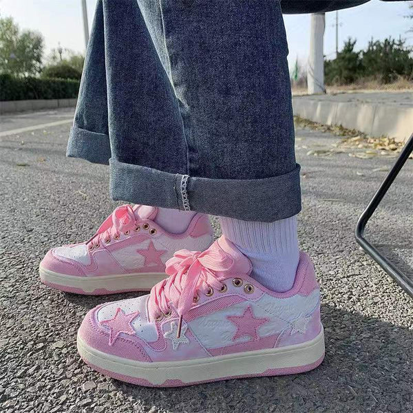 Pink Stars Sneakers