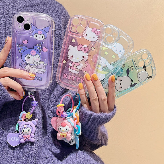 Sanrio Huawei Honor Phone Case With Keychain – Juneptune