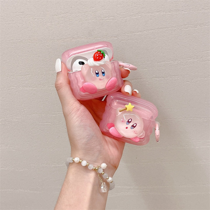 Kawaii Kirby Star AirPods Case - Juneptune