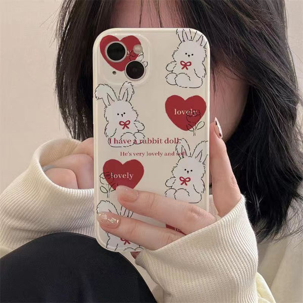 Cute Rabbit Doll iPhone Case - Juneptune