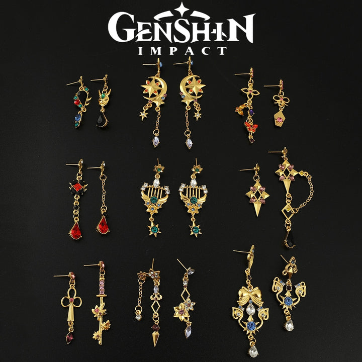 Genshin Impact Cosplay Earrings - Juneptune
