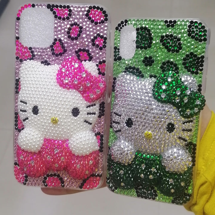 Sanrio Hello Kitty Rhinestone iPhone Case - Juneptune