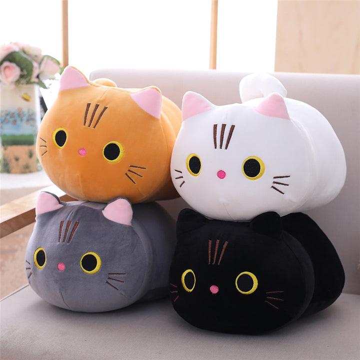 Cute and Cuddly Cat Plush Pillow - Juneptune