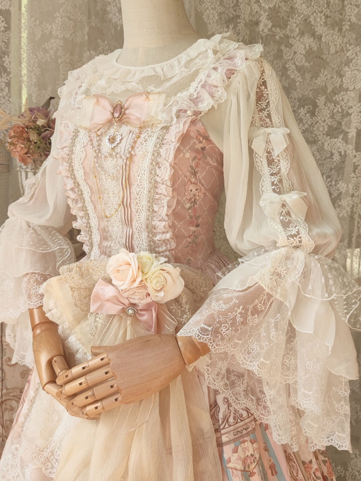 Victorian Lolita Ruffles Blouse - Juneptune