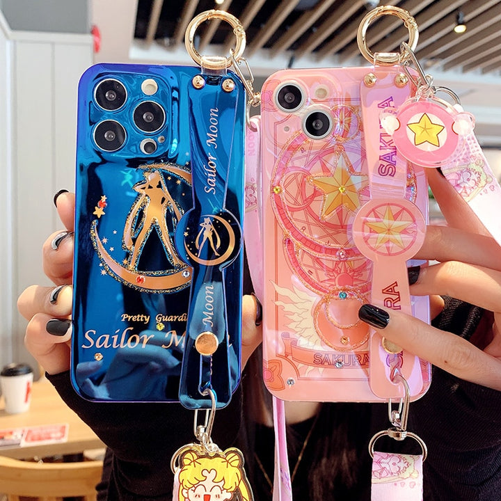 Sailor Moon iPhone Case With Lanyard - Juneptune