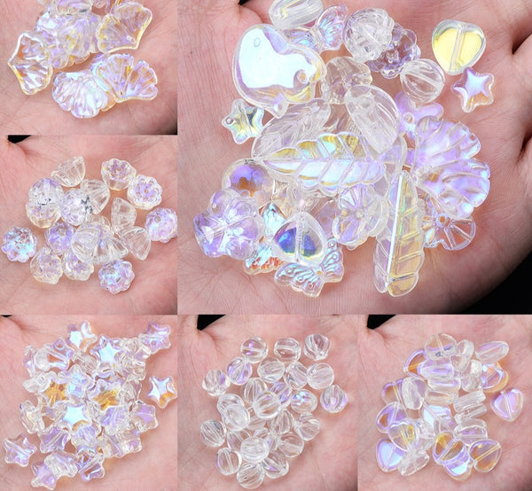 Multicolor Crystal DIY Crafting Beads - Juneptune