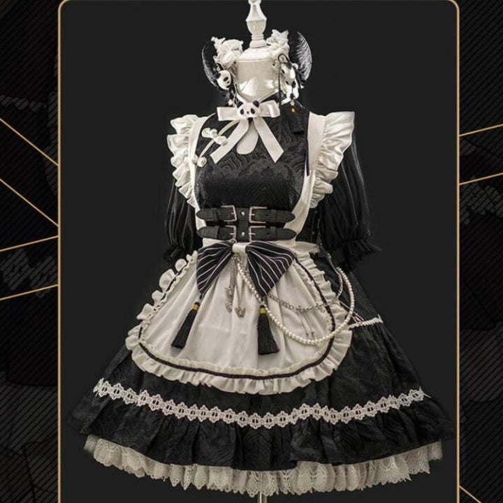 Gothic Lolita Maid Costume Set - Juneptune