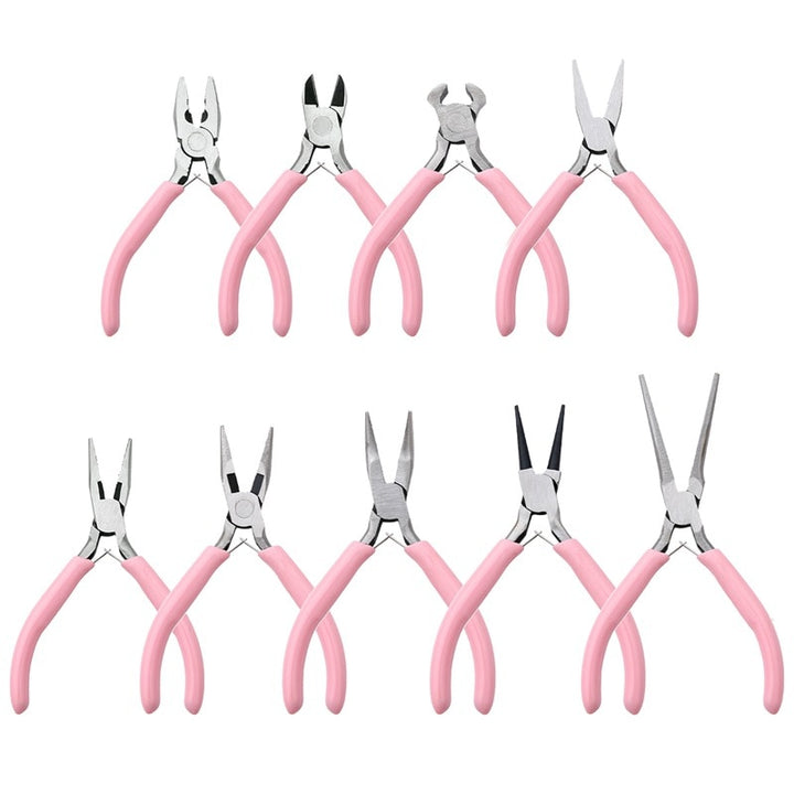 Pink Handle Pliers DIY Crafting Tool - Juneptune