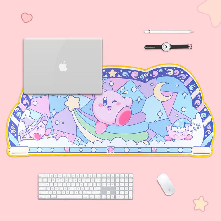 Kawaii Pink Kirby Star Mouse Pad - Juneptune