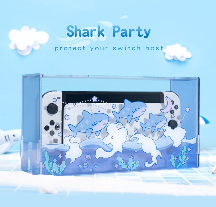 Shark Party Nintendo Switch Dust Cover - Juneptune