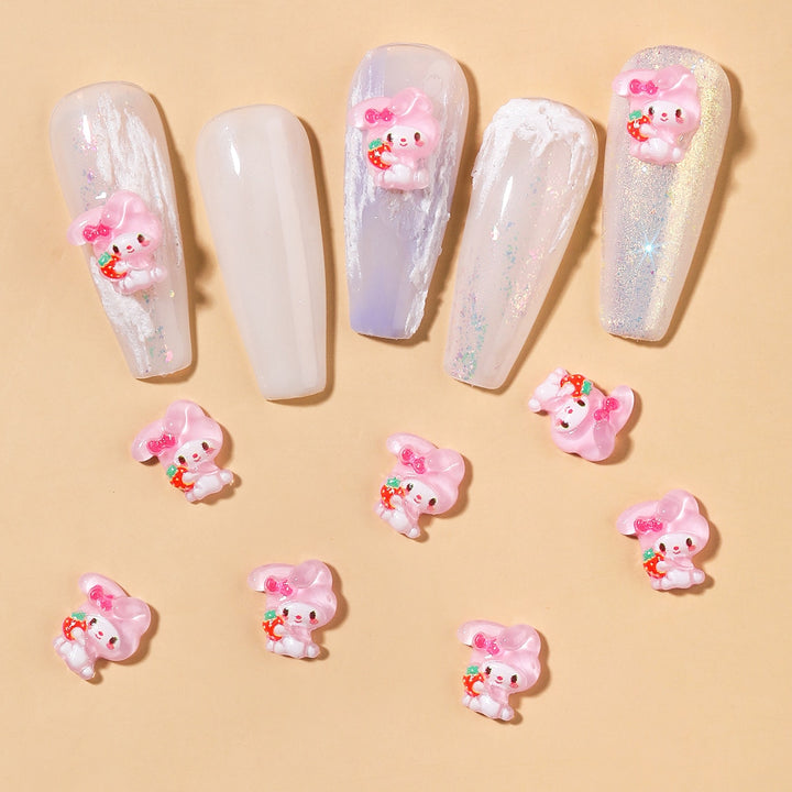 Sanrio My Melody Resin DIY Nail Charms - Juneptune