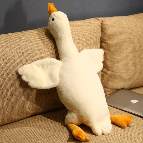 White Goose Oversized Stuffed Plush Toy - Juneptune