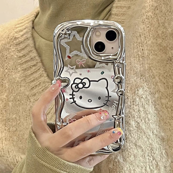 Y2K Sanrio Hello Kitty iPhone Case - Juneptune