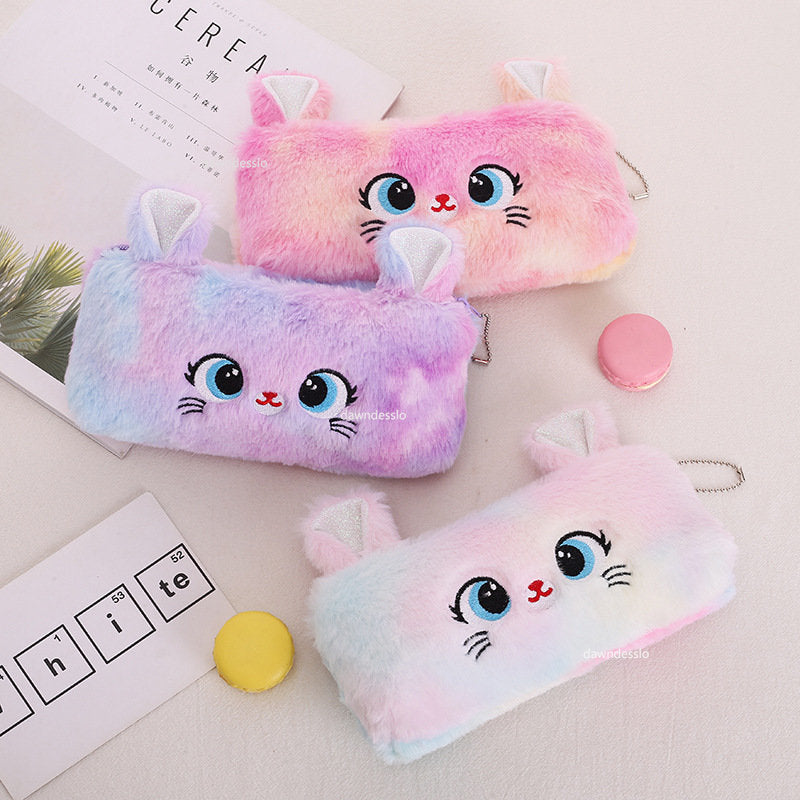 Kawaii Fluffy Pencil Case – Juneptune