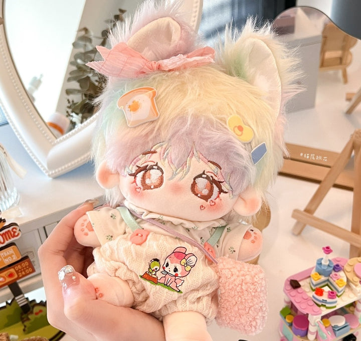 Cute Rainbow Cat 20cm Plush Doll - Juneptune