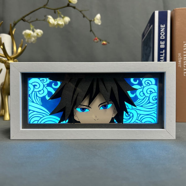 Demon Slayer Giyu Tomioka Anime 3D DIY Box Lamp - Juneptune