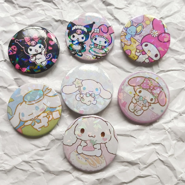 Sanrio Friends Kawaii Badge - Juneptune