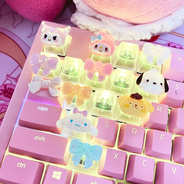 Sanrio Colorful Keyboard Keycap - Juneptune