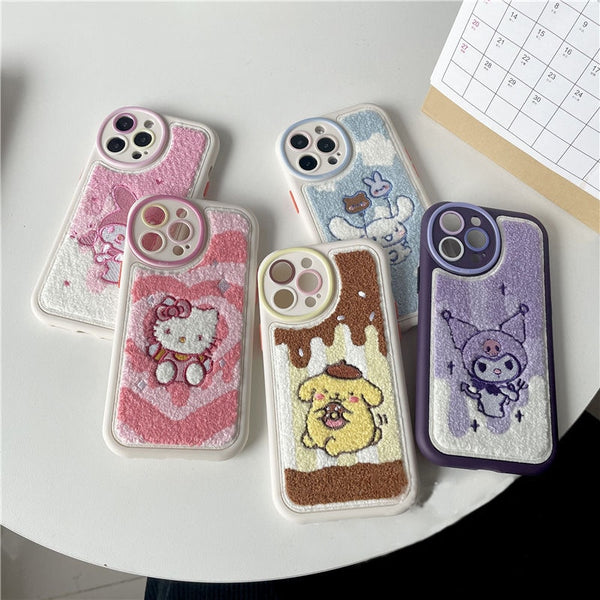 Sanrio Embroidered iPhone Case