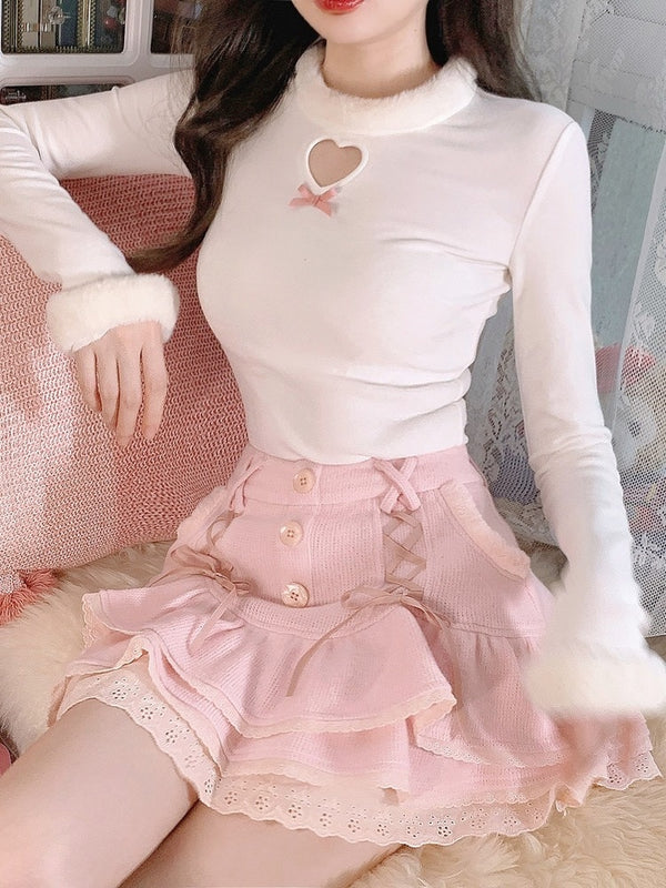 Pink Sweet Lolita Blouse - Juneptune