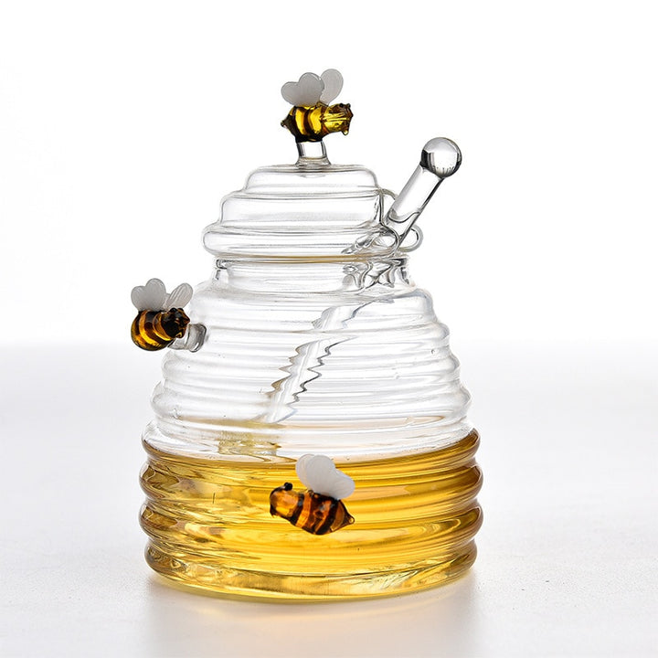 Glass Honeycomb Storage Container - Juneptune