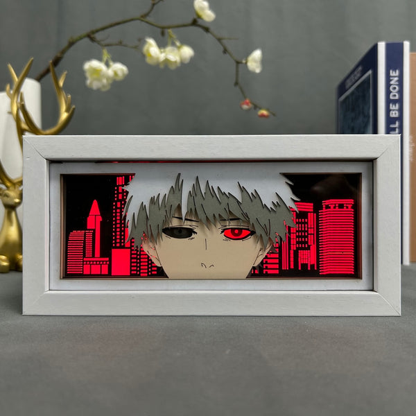 Tokyo Ghoul Kaneki Ken Anime 3D DIY Light Box Lamp - Juneptune