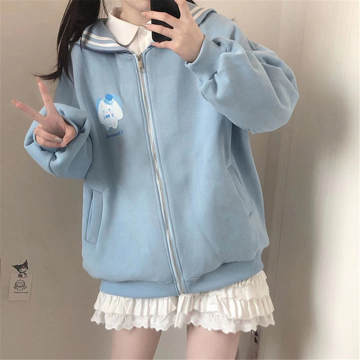 Kawaii Sanrio Zip Up Hoodie - Juneptune